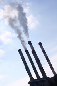 Pollution fum�e chemin�e