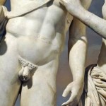 Sexe masculin statue