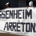 Manifestation organisée par l'association "Fermons Fessenheim"