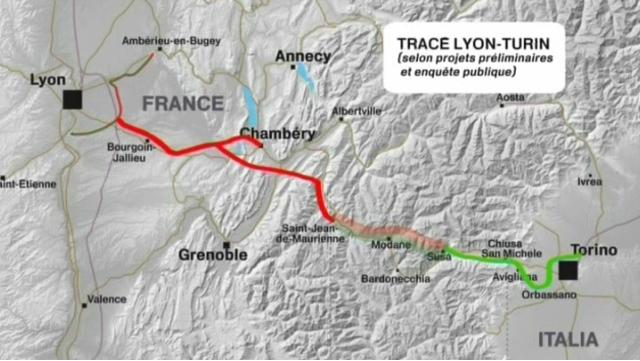 La ligne ferroviaire Lyon-Turin soulève la grogne des écologistes