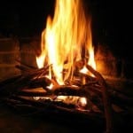 feu de cheminée