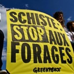 Greenpeace - Manifestation anti Gaz de Schiste