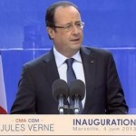 France Hollande - Inauguration Jules Verne