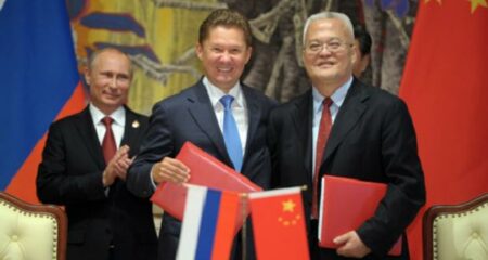 Signature contrat de fourntiure Gazprom - Chine 21 mai 2014