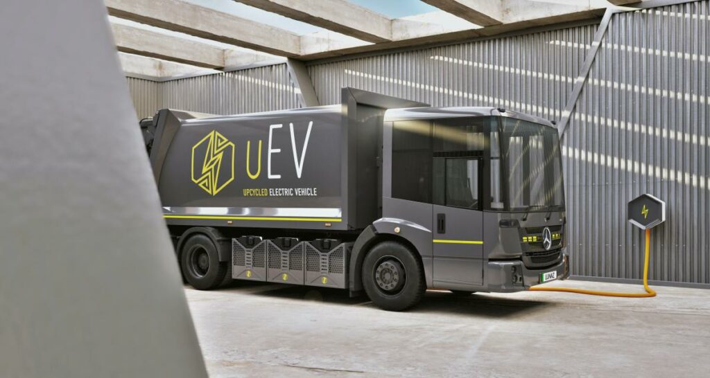 De vieux camions recyclés en véhicules électriques