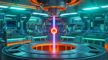 « Ce plasma atteint 100 000 degrés de plus que le cœur du Soleil » : une percée américaine bouleverse la fusion Illustration de l'interaction thermique entre matériaux dans un état de plasma à haute densité énergétique. Image réalisée par IA.