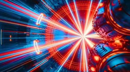 Illustration de l'analyse des soudures sous haute température pour les réacteurs de fusion nucléaire (création par IA, illustration non réaliste). Crédit : Ideogram.