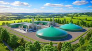 Illustration de la filière française du biogaz et de son rôle dans la transition énergétique. Image réalisée par IA.