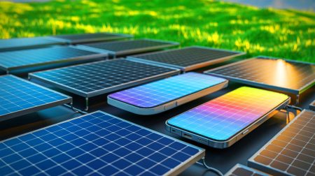 « Dix fois plus longtemps » : cette cellule solaire pulvérise tous les records de durabilité connus Illustration de cellules solaires à pérovskite innovantes et durables. Image réalisée par IA.