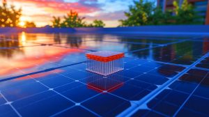 Illustration de l'innovation chinoise dans l'énergie solaire avec des cocrystaux photothermiques. Image réalisée par IA.