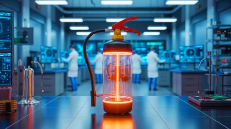 Illustration de la fusion nucléaire contrôlée dans un dispositif portable chinois. Image réalisée par IA.
