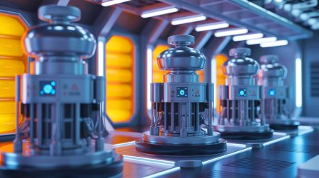 Illustration de la plateforme MARVEL pour le développement des micro-réacteurs nucléaires avancés. Image réalisée par IA.