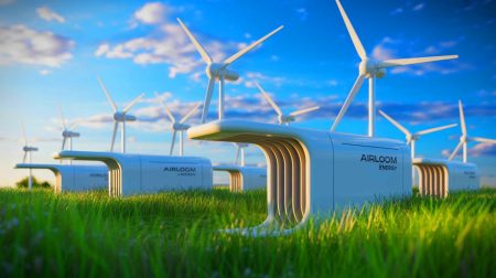 Illustration de turbines éoliennes innovantes développées par Airloom Energy. Image réalisée par IA.