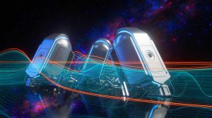 Illustration de l'utilisation de l'intelligence artificielle pour concevoir des détecteurs d'ondes gravitationnelles.