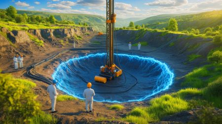 Illustration de la découverte d'un vaste gisement d'hydrogène naturel en Moselle. Image réalisée par IA.