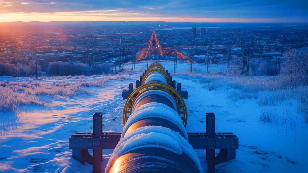 La Russie affole les marchés avec « la glace maudite » en Sibérie, stoppant net ses exportations de gaz et déclenchant un choc énergétique planétaire Illustration de la coupure de gaz par la Russie et ses impacts sur la crise énergétique mondiale.