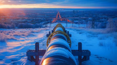 Illustration de la coupure de gaz par la Russie et ses impacts sur la crise énergétique mondiale.