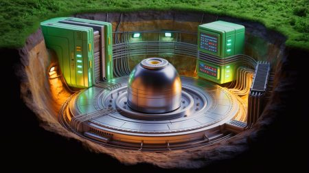 Cette technologie nucléaire américaine financée à 4 millions € bouleverse l’énergie mondiale avec un réacteur compact enfoui à 1 km Illustration de réacteurs nucléaires enfouis à un kilomètre sous terre pour améliorer la sécurité et réduire les coûts.