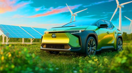 Illustration de l'engagement de Toyota dans le développement de moteurs alternatifs et innovants.