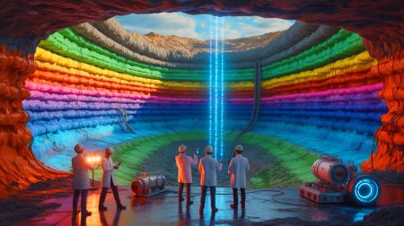 Illustration de la découverte d'un gisement d'hydrogène blanc en Moselle et ses implications énergétiques.