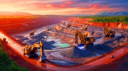 Illustration de la découverte d'un immense gisement de lithium dans la province chinoise du Hunan.