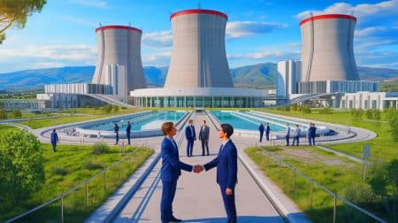 Illustration de l'investissement de l'Italie dans la startup Newcleo pour relancer sa filière nucléaire.