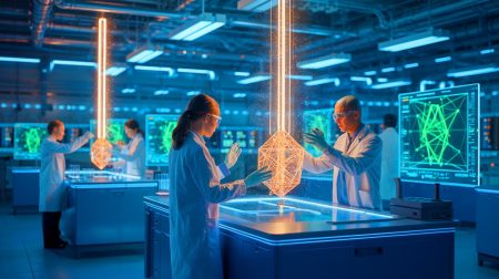 « Cette lumière devient solide et liquide simultanément » : des scientifiques italiens créent un matériau impossible qui défie les lois de la physique quantique Illustration de la transformation de la lumière en matériau supersolide par des chercheurs italiens.