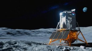 Illustration de l'exploitation des ressources lunaires grâce à un réacteur solaire développé par des chercheurs chinois.