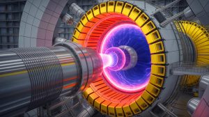 Illustration de la percée du stellarator Wendelstein 7-X en Allemagne dans la recherche sur la fusion nucléaire.