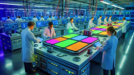Illustration de la nouvelle batterie nucléaire chinoise trois fois plus efficace pour environnements extrêmes.