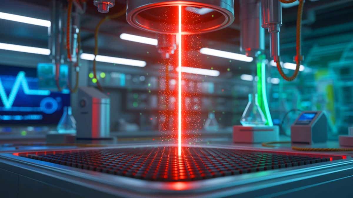 La lumière transformée en matière solide pour la première fois pulvérise nos certitudes scientifiques et renverse la compréhension de l’univers Illustration de la transformation de la lumière en matériau supersolide.