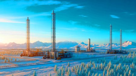 Illustration de la découverte de l'hydrogène blanc en Sibérie et son potentiel énergétique.