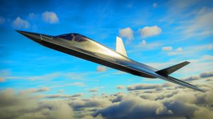 Illustration de l'innovation chinoise en matière de technologie furtive défiant les systèmes de défense antimissile américains.