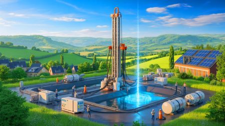 Illustration de la découverte d'un gisement massif d'hydrogène blanc en Moselle, promettant de transformer l'économie énergétique française.