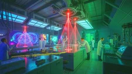 « J’ai touché un rayon figé » : des chercheurs confirment pour la première fois une transformation inédite où la lumière devient solide Illustration de la transformation de la lumière en matériau supersolide.