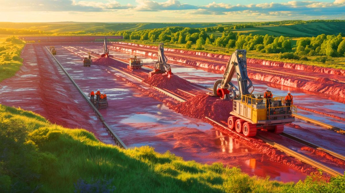 Illustration de la découverte d'un vaste gisement de lithium dans l'Allier par Imerys.