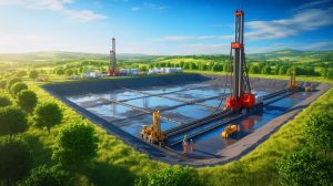 Illustration de la découverte d'un immense gisement d'hydrogène blanc en Moselle.