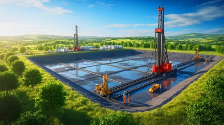 Illustration de la découverte d'un immense gisement d'hydrogène blanc en Moselle.