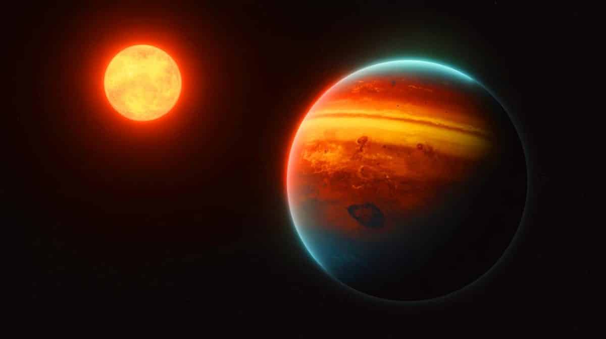Illustration de la découverte de l'exoplanète TRAPPIST-1e avec une atmosphère potentiellement habitable.