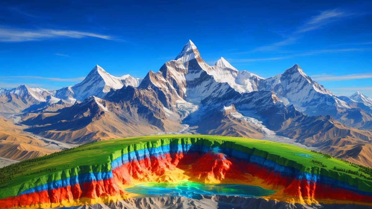 Illustration de la nouvelle théorie sur le rôle du manteau terrestre dans le soutien des Himalayas.