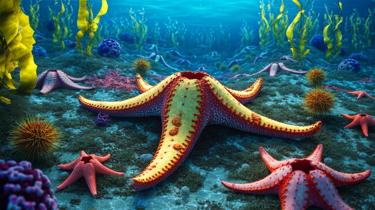 « Cette bactérie tue tout sur son passage » : des scientifiques découvrent le tueur mystérieux qui a anéanti 90% des étoiles de mer du Pacifique Illustration de la découverte de la bactérie Vibrio pectenicida responsable de l'épidémie dévastatrice chez les étoiles de mer.