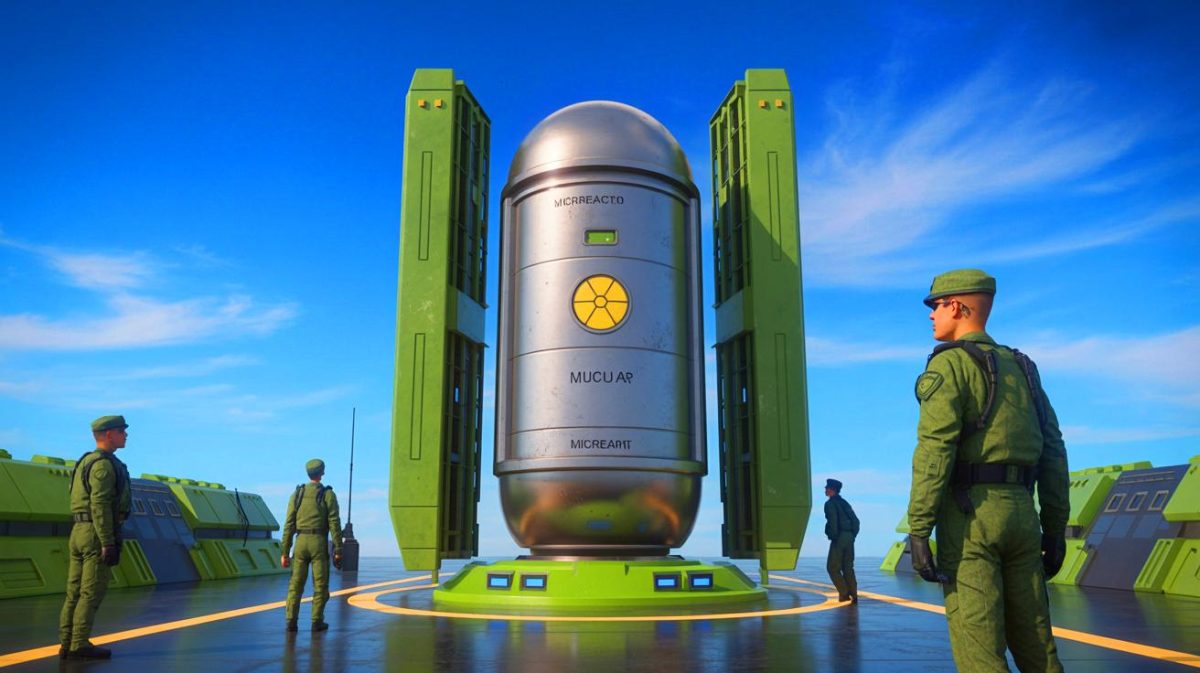 « Ce réacteur fonctionne 20 ans sans carburant » : l’US Air Force teste un microréacteur nucléaire révolutionnaire qui transforme l’énergie militaire Illustration de l'évaluation du déploiement du microréacteur nucléaire Kronos par Nano Nuclear Energy avec l'US Air Force.