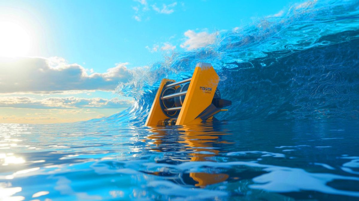 « Ce drone américain vole seul et défie les pilotes » : le YFQ-42A développé en un an seulement avec une IA autonome bouleverse la guerre aérienne moderne Illustration de la transformation des vagues en énergie renouvelable grâce aux nanogénérateurs triboélectriques.