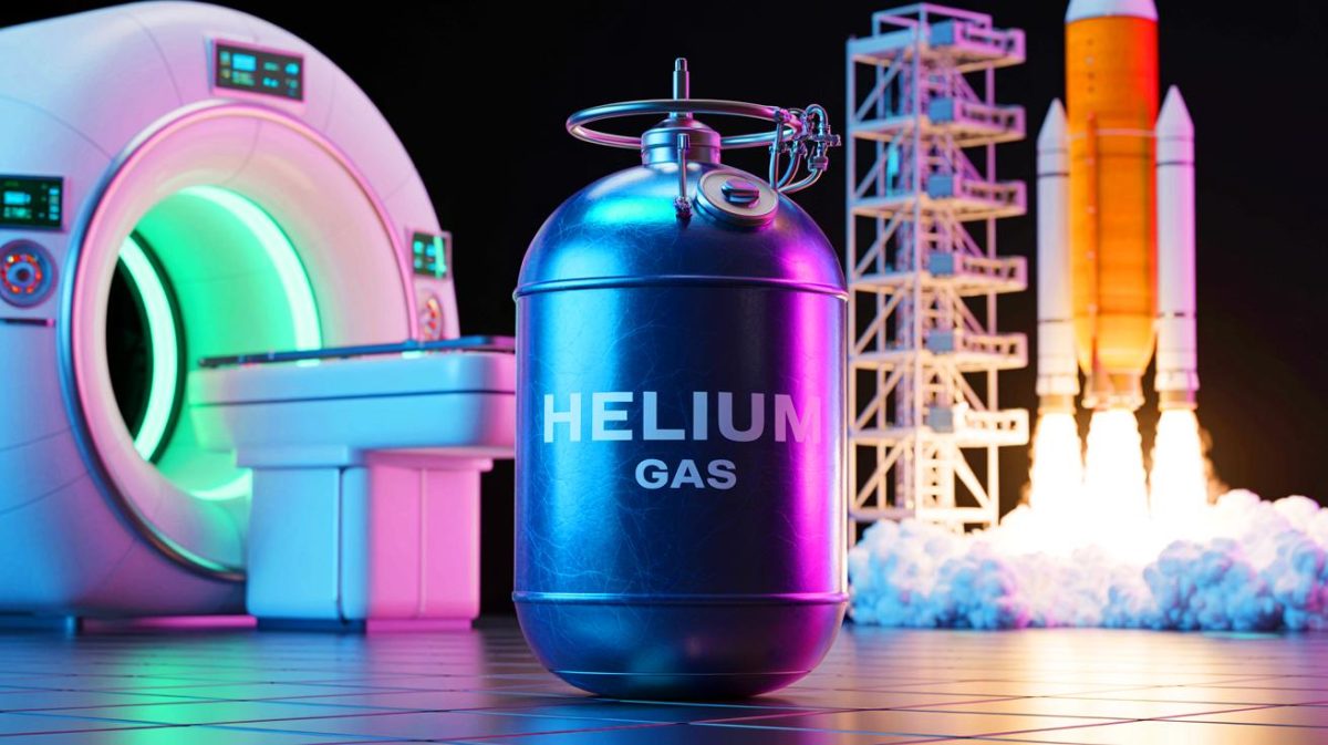 Illustration de la rareté de l'hélium sur Terre et son importance cruciale pour les technologies modernes.