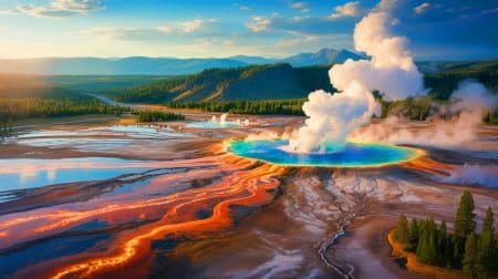 « Ce magma alimente la peur » : des scientifiques alertent sur Yellowstone et dénoncent un risque de refroidissement mondial brutal Illustration de l'activité souterraine du supervolcan de Yellowstone révélée par des techniques d'imagerie avancées.
