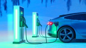 Illustration de l'innovation dans la recharge rapide des batteries lithium-ion par temps froid.