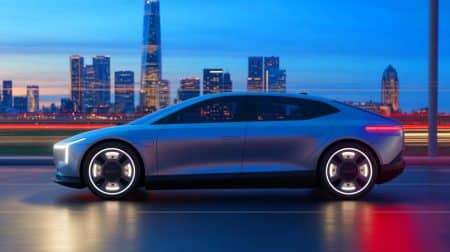 Illustration de la technologie innovante des moteurs in-wheel par Protean Electric pour les voitures électriques.