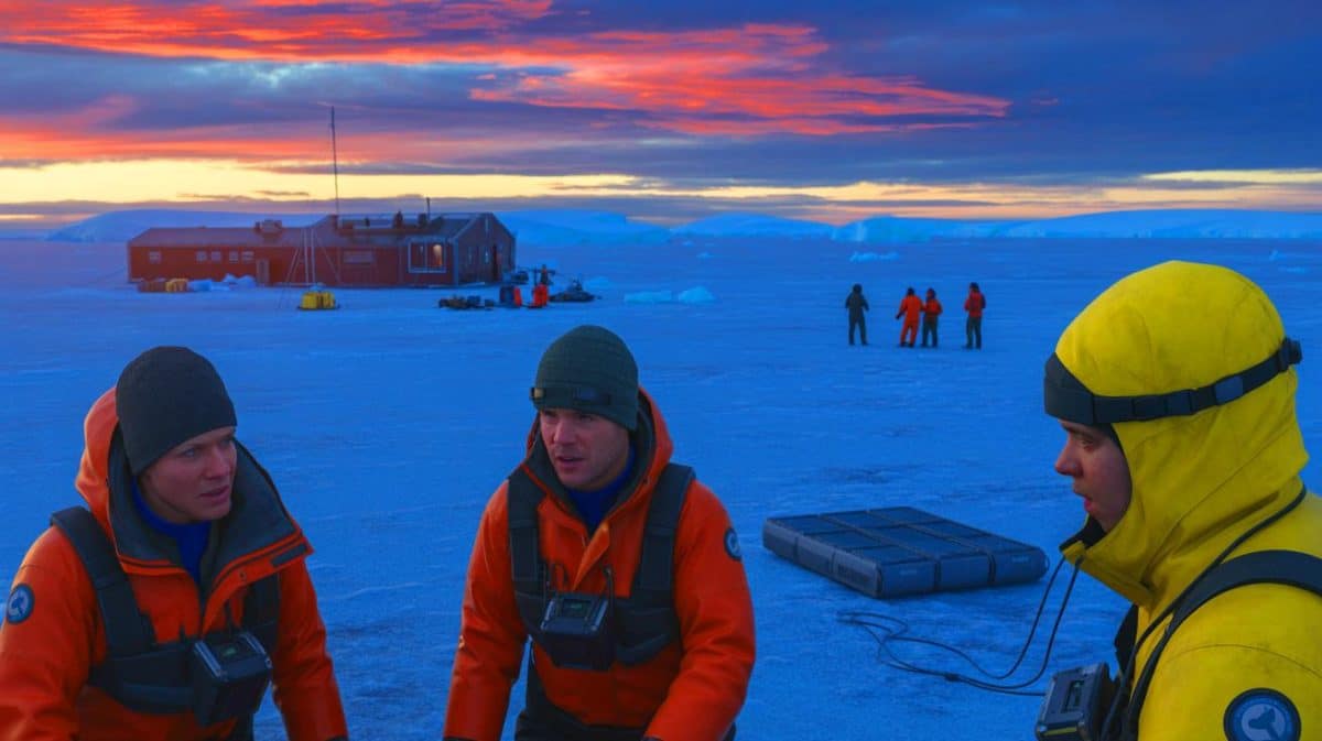 Illustration de la crise de harcèlement et de gestion des ressources humaines dans les bases de recherche en Antarctique.