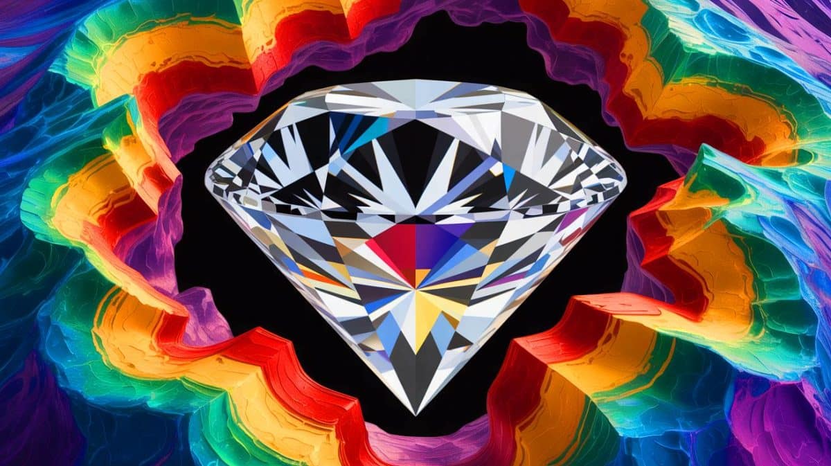 « Ces diamants cachent des métaux impossibles » : la découverte souterraine qui bouleverse la géologie mondiale et révèle nos volcans secrets Illustration de la découverte d'alliages métalliques profonds révélés par des inclusions dans des diamants.
