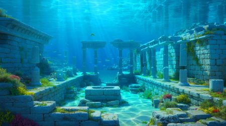 « Ce port révèle des secrets cachés depuis 2 000 ans » : des archéologues découvrent une cité maritime engloutie qui bouleverse l’histoire grecque Illustration de la découverte d'un port sous-marin vieux de 2 000 ans à Asini, en Grèce.
